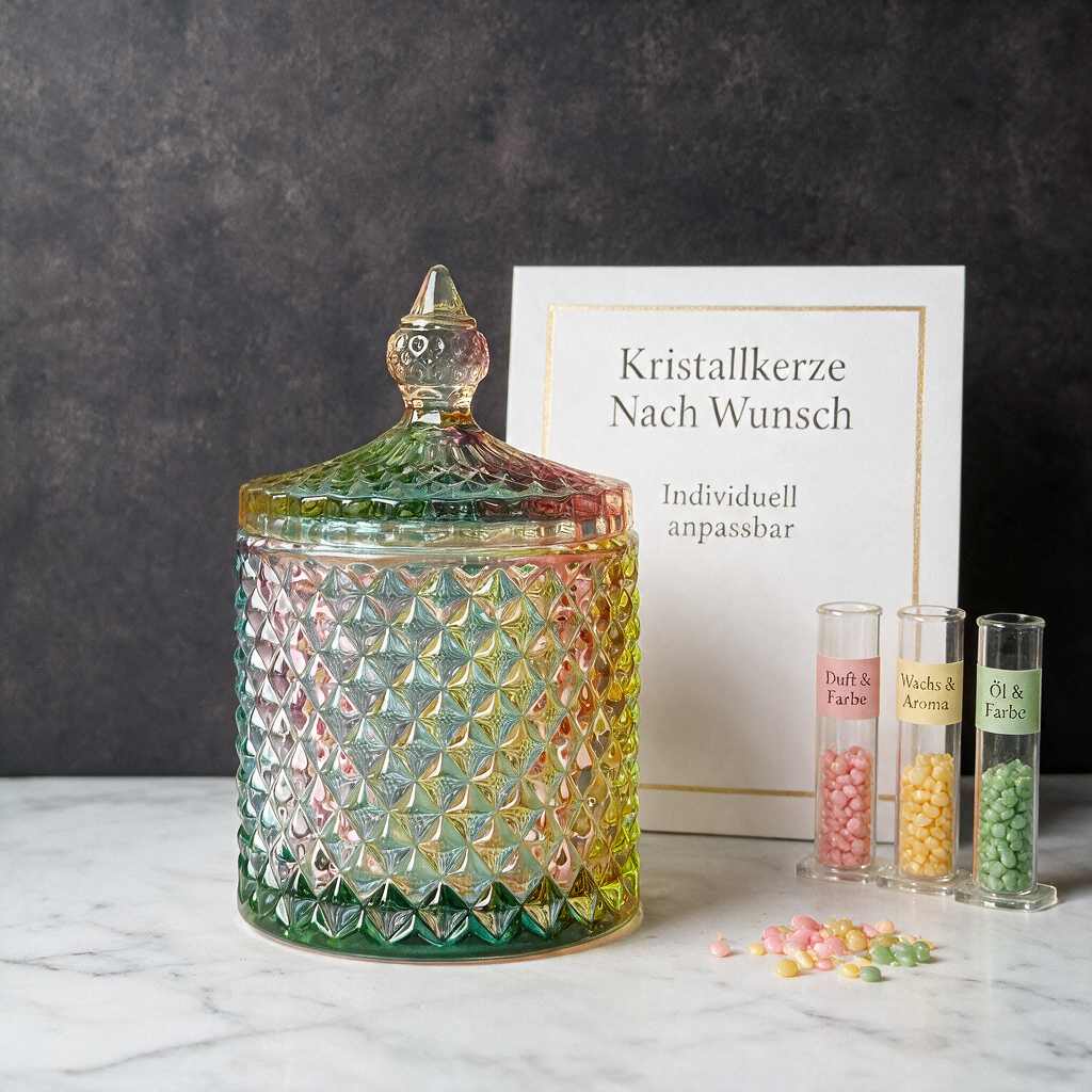 Duftkerze im Kristallglas Nach Wunsch